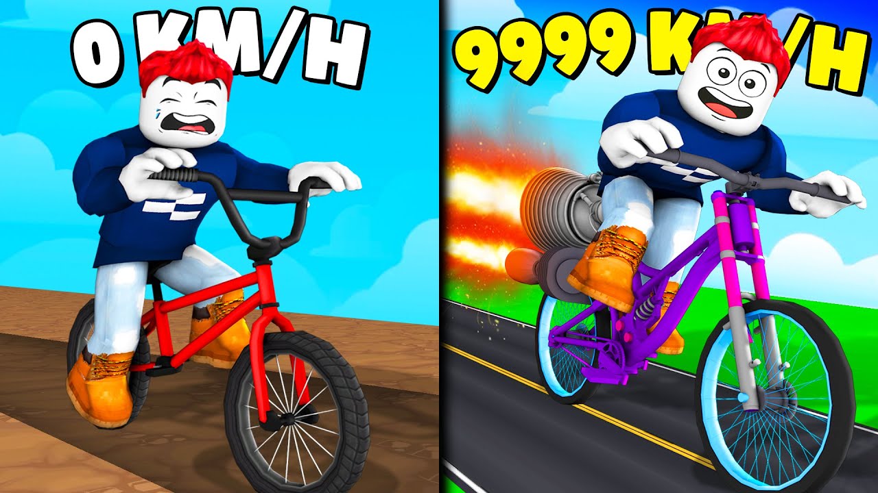 NOOB  0kmh FAHRRAD gegen PROFI 9999kmh FAHRRAD! Roblox