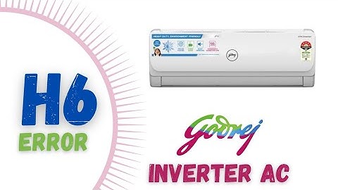 H6 Error in Godrej Inverter AC || Godrej || Inverter AC || H6 || Error #godrej #error #h6 #acrepair