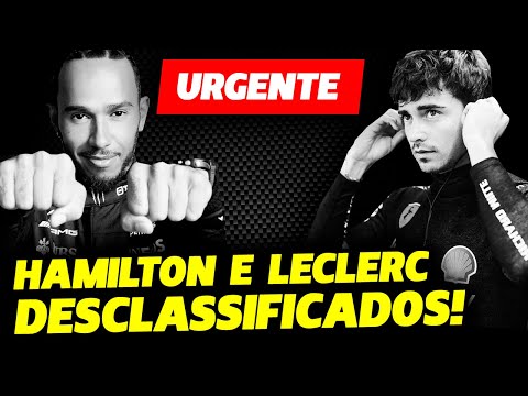 BOMBA!!! LEWIS HAMILTON E LECLERC SÃO DESCLASSIFICADOS DO GP DOS EUA! | FÓRMULA 1 | GP EM CASA