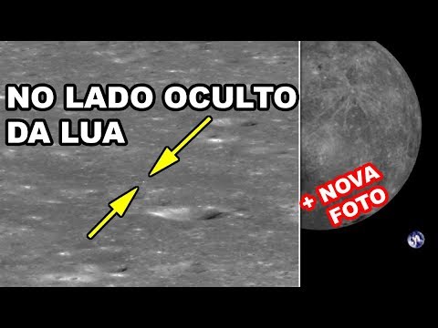 SATÉLITE DA NASA FOTOGRAFA LADO OCULTO DA LUA E REVELA SONDA CHANG'E 4 + NOVAS IMAGENS
