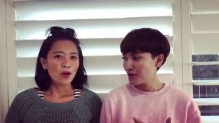 Lea Simajuntak Fun Vocalizing with her Sister Sophie novita