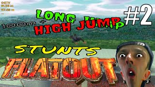 FlatOut Gameplay - Stunt Intermission - Long Jump and High Jump Record