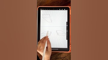 How To Make Perspective Sketch In Procreate #shorts #procreate #procreateforbeginners
