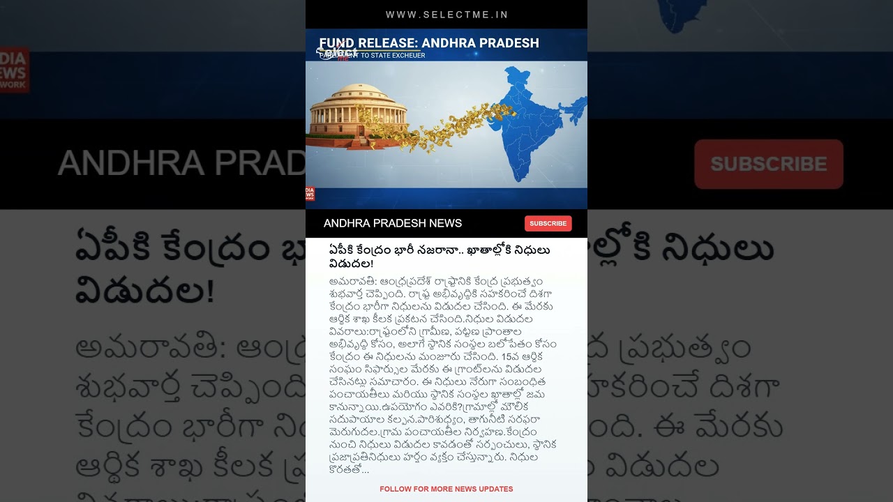 AP Good News | ఏపీకి కేంద్రం భారీ గిఫ్ట్ | 