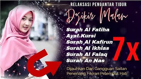 TERBUKTI AMPUH DENGARKAN 10 MENIT LANGSUNG TERTIDUR, Dzikir Malam Relaksasi Pengantar Tidur