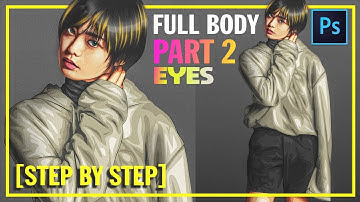 [ Photoshop Tutorial ] How to Make Vector / Vexel Art [PART 2 - EYES ] (ひらて ゆりな)