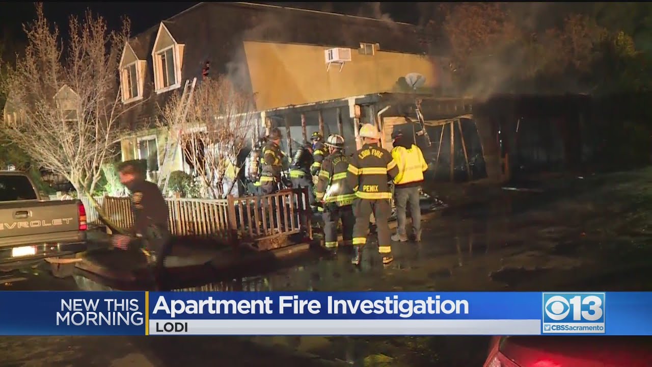 Early Morning Apartment Fire In Lodi Leaves Several People Homeless