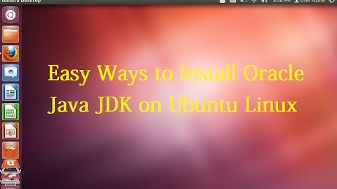 How to Install Java JDK 8 on ubuntu /Linux