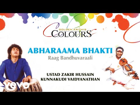 Abharaama Bhakti - Golden Krithis Colours | Ustad Zakir Hussain | Official Version