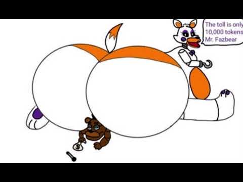 Adventure LolBit farts on Adventure freddy Fazbear