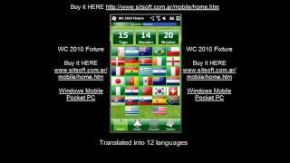 World Cup South Afirca 2010 Fixture for Windows Mobile Demo screenshot 2