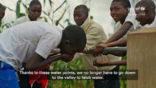 Bringing safe drinking water closer to communities with the support of UNICEF and KfW