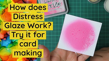 How To Use DISTRESS MICRO GLAZE // Using It Through A Stencil To Create Resist Backgrounds