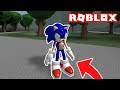 VIREI O SONIC NO ROBLOX !