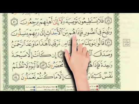 سورة يس كاملة ـ كيف تحفظ القرآن ـ The Noble Quran عبدالمنعم عبدالمبدئ 