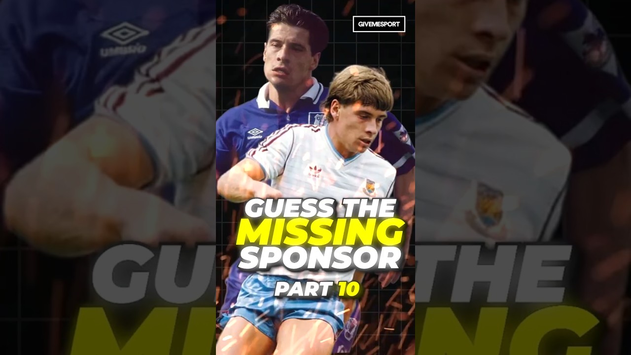 Сможете угадать спонсоров этих футбольных маек 80-х? 🧠 