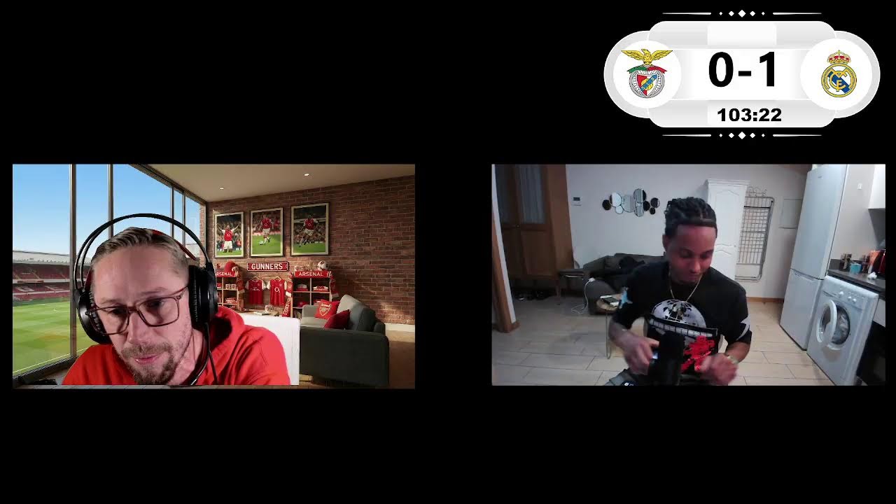 BENFICA VS REAL MADRID LIVE CHAMPIONS LEAGUE WATCHALONG FT 