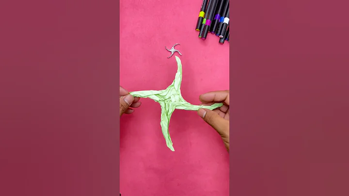 Boomerang ninja star ⭐️/ how to make paper ninja star / paper craft #diy #shorts #craft #shortvideo