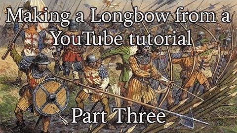 Making the arrows for my longbow. Part 3