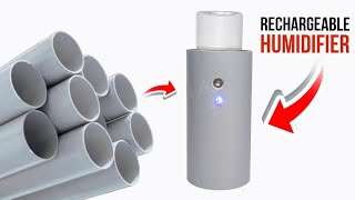 How To Make A Humidifier At Home Using Pvc Pipe | Diy Mini Air Humidifier
