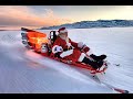 Santa Clause and his rocket sleigh!