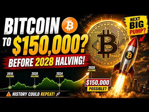 BITCOIN TO $150,000 BEFORE 2028 HALVING? 🚀 The Pre-Halving Pump Explained!