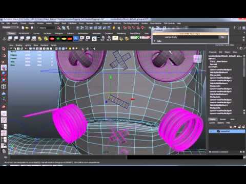 Voodoo Doll Rigging Part 1-4 - Pinning Things To Mesh - YouTube