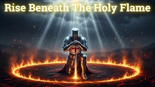 Rise Beneath the Holy Flame | Epic direct, cinematic Music | Chantable #prayer #rain #templar #epic