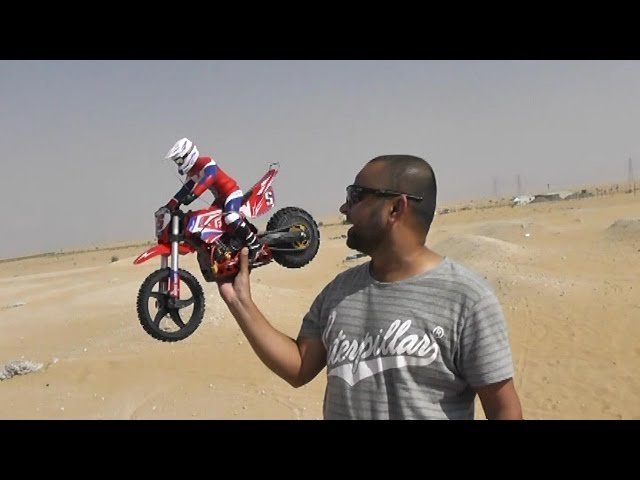 RC Off Road Bike Super Rider SR5 bashing and Jumps - YouTube