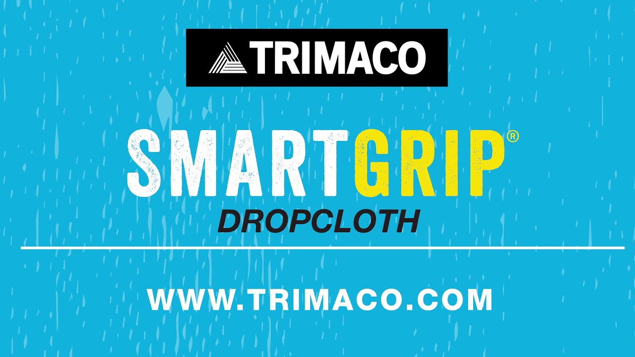 Trimaco 85435 Smart Grip Canvas Dropcloth 5'x 5' — Painters Solutions