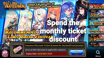 The Alchemist code - Summon Part 16 "All in 5 discount tickets for the month of september"