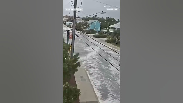Time-Lapse Shows Rapid Storm Surge from Hurricane Ian