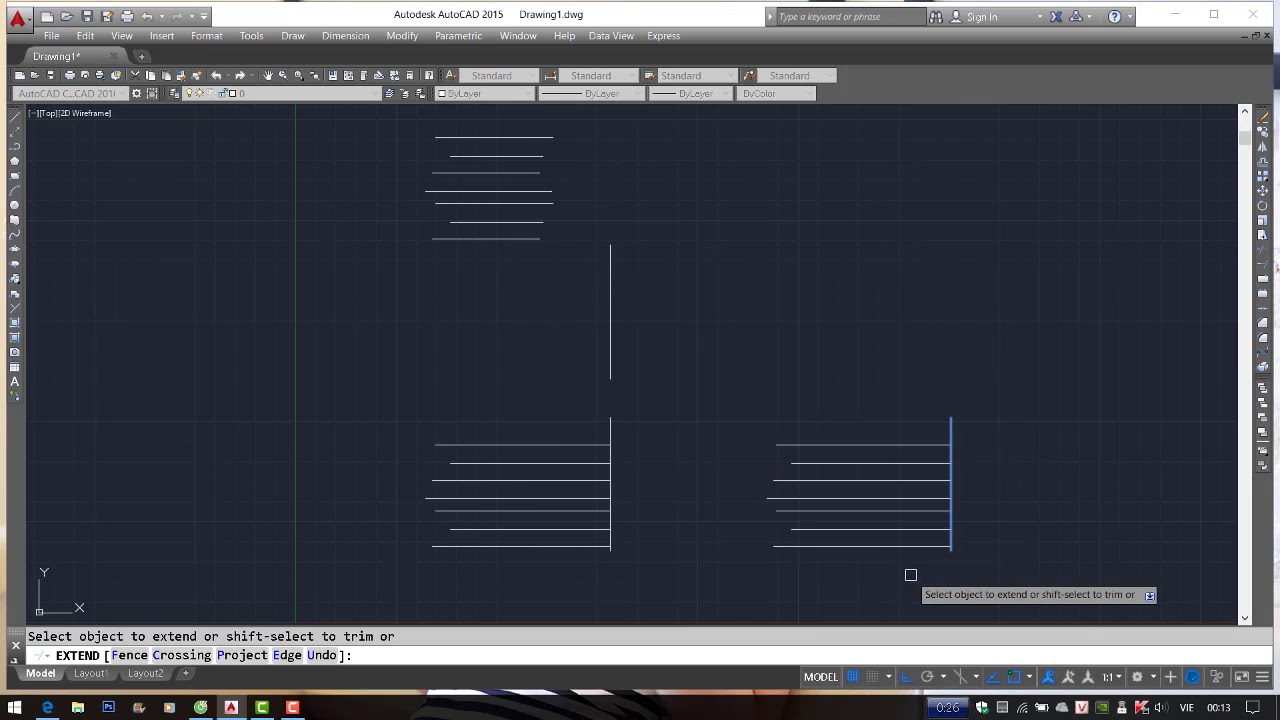 B i 23 C ch S D ng L nh Extend Trong Autocad YouTube B i 23 c ch s d ng l nh extend trong autocad youtube