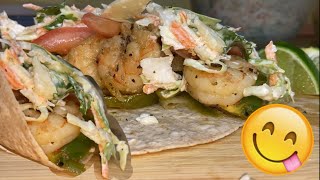 Easy Keto Recipe | Shrimp Taco Recipe | Pineapple Shrimp Tacos with Cilantro Slaw | Low Carb Recipes