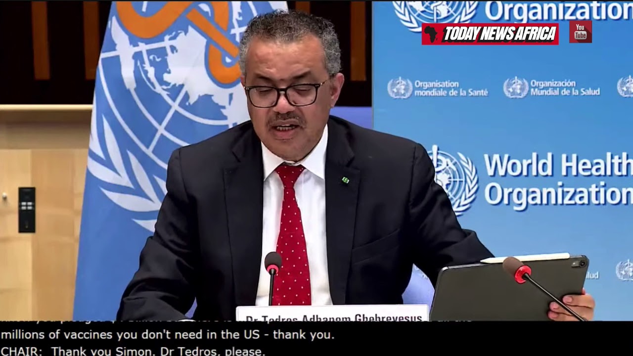 Simon Ateba, Sr. Reporter for Today News Africa at the WHO, "US donates billions to COVAX"