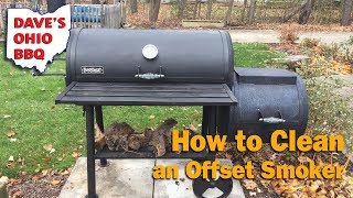 Cleaning an Offset Smoker  How to Clean a Smoker