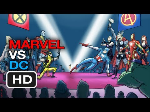 Marvel VS DC - Marvel and DC Comics Artwork