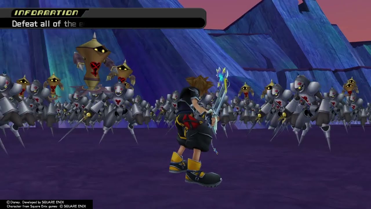 SORA vs 1000 Heartless KH2