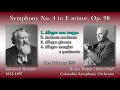 Brahms: Symphony No. 4, Walter & ColumbiaSO (1959) ブラームス 交響曲第4番 ワルター