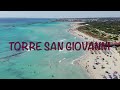 La spiaggia bianchissima e il mare cristallino di Torre San Giovanni (LE)