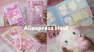 Aliexpress haul 🎀 (stationery and sanrio) | kawaii haul