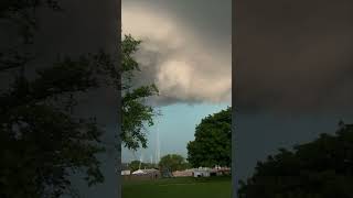 Husband And Wife Watching A Storm Roll In