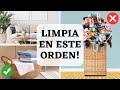 EN QUE ORDEN QUE DEBERIAS LIMPIAR | Tips de Experta en Limpieza y Organización