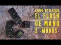 FLASH DE MANO 2-MODOS DEL FLASH-