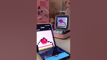 Ditoo-Pro Retro Pixel Art Bluetooth Speaker @Divoominternational #divoom #ditoo #asmr #pink #cute
