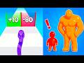 Snake Run Race vs Tall Man Run || Epic GOAT Gameplay 🔥 Max Funny Walkthrough (Android, iOS) EP 403