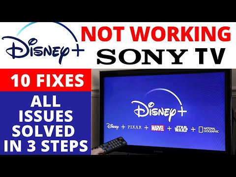 How to Fix Disney Plus App Not Working on SONY Android Smart TV || Top 10 Easy Methods