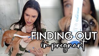 finding out I'm pregnant *I WAS SHOCKED!*