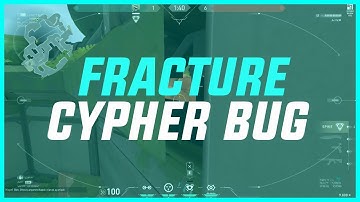 VALORANT FRACTURE CYPHER BUG // FRACTURE CYPHER KAMERA BUG // VALORANT FRACTURE BUG // #Shorts