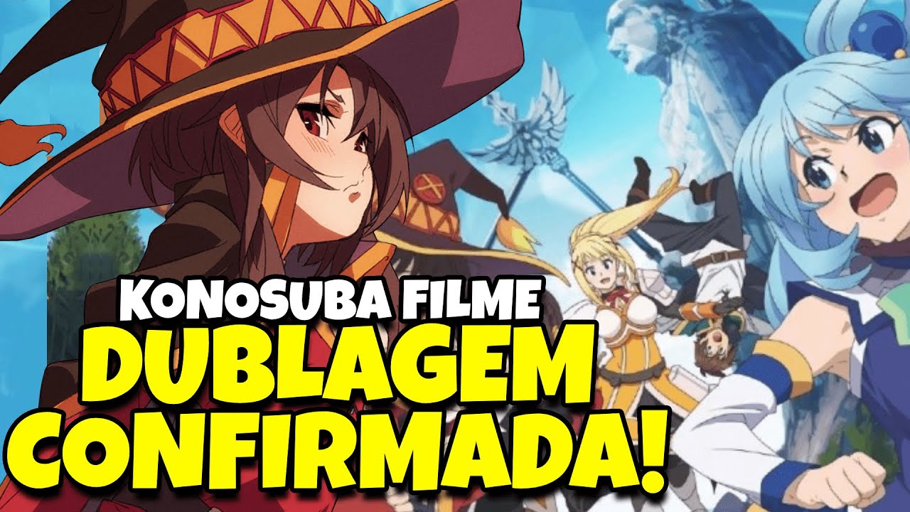 Filme de Konosuba e Kanojo mo Kanojo ganharão dublagens